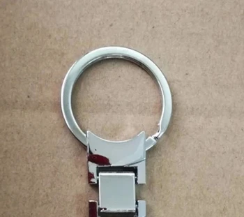 5X Kovinski avto logotip key ring verige keychain obesek za ključe, za audi S line Sline A3 A4 A6L V3 V5 V7 S3 S4 S5 S6 RS RS4