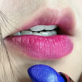 6 Barvah Blue Rose Mat Šminko Temperatura Barva Spreminja, Šminka, Lip Gloss Vlažilne Trajne Nepremočljiva Sijoče Ustnice