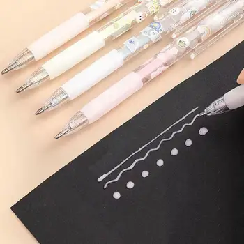 6Pcs Praktično Izdajanje Pen Pen-posnetek Plastičnih Pika Lepilo Svinčnik Barva Pika Lepilo Držijo Pero