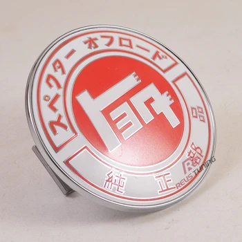 9 CM Aluminij+Plastičnih Univerzalni Red Japonska Avtomobilska Federacija JAF JDM Avto Sprednja Maska Žar Emblem Značko Za Honda, Toyota,