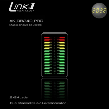 AKDB24D glasbe ravni svetlobe, stereo, aluminij zlitine stanovanj, po meri DB vladar in klasičnih color matching