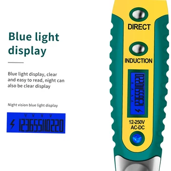 ANENG Digitalni Prikaz Testiranje Pero VD700 AC/DC 12-250V LCD Večnamensko Svinčnik Tester Napetosti Tester Električni Izvijač Pero