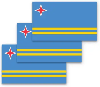 Aruba držav zastave, Nalepke, Primerne za Avto Motos okna in vrata Računalnika, Nalepko Vozička Primeru Steno Odbijača