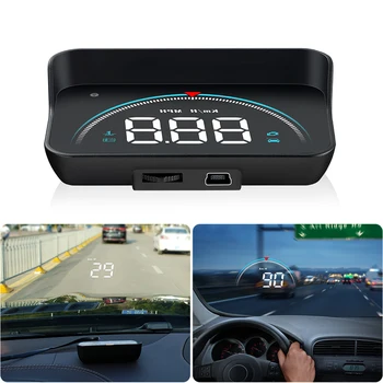 Avto Head-up Zaslon OBD2 HD prekoračitev hitrosti Opozorilo Sistem za Avto, Prenosni Projektor Merilnik Hitrosti Nizke Napetosti, Alarm Samodejno Elektronski Deli
