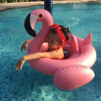 Baby Plavalni Obroč Flamingo Swan Napihljivi Bazen Float Kompleti Sedež Poletno Vodno Zabavo Bazen Igrače Plaži Morje Plavati Obroči Krog