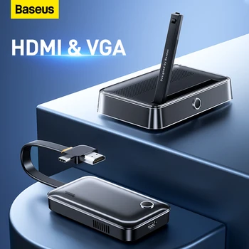 Baseus 4K Brezžični HDMI je združljiv Video Oddajnik & Sprejemnik 5G Extender Kit Napajalnik Zaslona Začetni Ključ Litje Video Audio