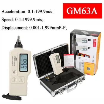 BENETECH GM63A Analizator Vibracij Sonda Prenosni Žepni Digitalni Detektor Potresnih