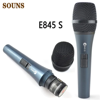 Brezplačna Dostava микрофон E845s Žično Cardioid dinamični Strokovno Vokalni Mikrofon E845s Studio Mic E845 E835 E828