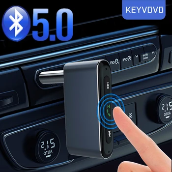 Brezžična tehnologija Bluetooth 5.0 Sprejemnik Oddajnik Adapter 3,5 mm Jack Za Avto Glasbe, Audio, Mikrofon PC Zvočnik Slušalke, Prostoročno Sprejemnikom