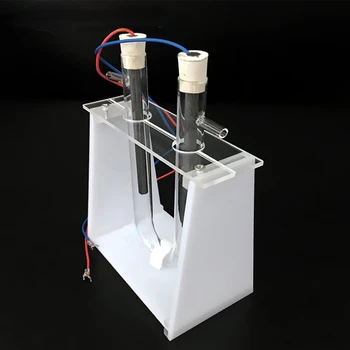 Demonstrator elektrolitskega bakra klorid rešitev Elektrolitsko preizkusa Ogljikovih palico preizkusa poučevanje instrumenta Sredini s