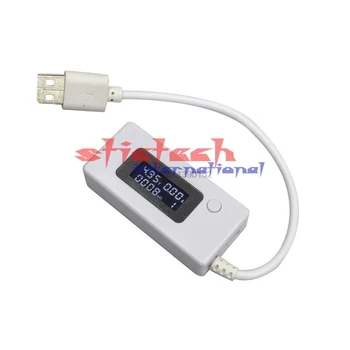 DHL 50pcs LCD-Polnilnik Baterije Zmogljivosti Tester Napetosti tok USB Tester Meter Detektor Za Pametni telefon Mobilni