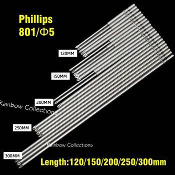 Dia. 5mm dolžina 120-300mm S2 Močno magnetno 801 Električni izvijač Phillips Električni izvijač