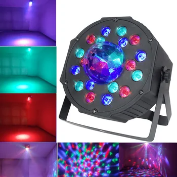 Disco Luči RGB LED Fazi Žarek Svetlobe Dj Mini Žogo Projektor Lučka za Razsvetljavo Utripa Veliko Območje Projekcija KTV Barva Svetlobe