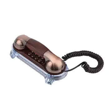 Evropski Retro Vintage Telefon Stenske Telefonska številka Stacionarnega Telefona Namizje Strip Fiksnih Telefonskih za Dom Hotel Urad