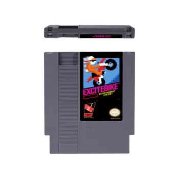 Excitebike - 72 zatiči 8 bit Igra Kartuše za NES Video Igra Konzola