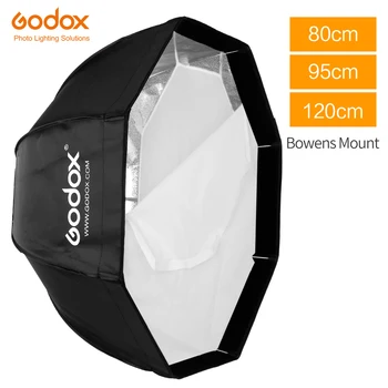 Godox SB-UE 95 cm / 37in Prenosni Octagonal Dežnik Softbox z Bowens Nastavek za Godox Studio Flash DE300 DE400 SK300 SK400