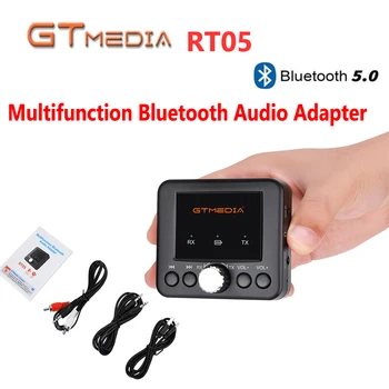 GTMEDIA RT05 blueto0th Zvočno kartico, BT Sprejemnikom Način Oddajnik za avto in telefon&zvočnik 10M Brezžični Sprejem Vgrajeno Baterijo