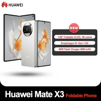 Huawei Mate X3 HarmonyOS 3.1 Pametni telefon Zložiti Zaslon Snapdragon 8+ Gen1 jedro Octa 50MP Tri OIS Kamere NFC OTA 4800mAh 66W