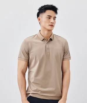J1080 - Moške priložnostne kratkimi rokavi, polo majica za moške poletne nova barva pol sleeved River T-shirt.
