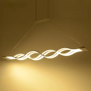 Jedilnico Obesek, Led Luči sodobnih za jedilnico Akril+Metal vzmetenje viseči strop lučka za domačo razsvetljavo za Kuhinjo