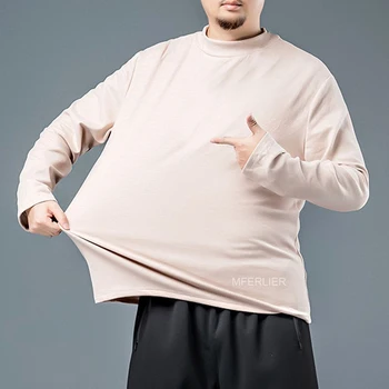 Jeseni, Pozimi 8XL 140 kg Prevelik T-shirt Moški 5XL 6XL 7XL Velikosti T-majice
