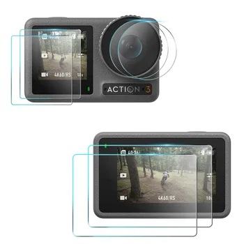 Kaljeno Steklo Screen Protector za DJI Ukrep 3 Objektiv Zaščito Zaščitno folijo za DJI Osmo Ukrep 3 dodatno Opremo Fotoaparata