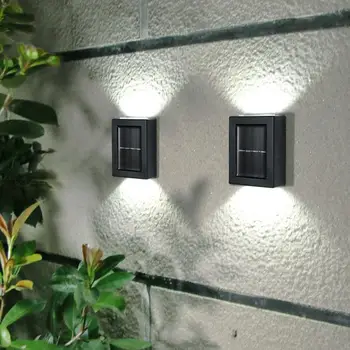 Ki se uporabljajo za Sončne Stene Sončne Svetilke 2022 LED na Prostem Sončne Stene Svetlobe Navzgor, Navzdol, Pot po Stopnicah na Vrtu Okrasni Ulične Luči