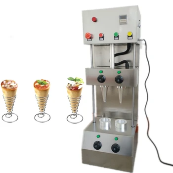 Komercialne Električne 2 stožci pizza, ki stroj ročni pizza cone Avtomatsko modeliranje pralni 130*60*3 mm Pizza cone stroj
