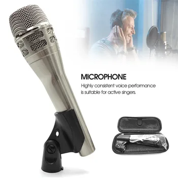 KSM8 Strokovno Dinamični Mikrofon Za Karaoke Studio Snemanje Žično Cardioid Vokalni Mikrofon Za Petje Fazi