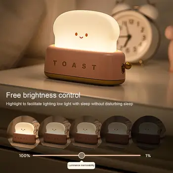 LED Kruh Maker namizne Svetilke Noč Svetlobe Nastavljivo Mehko Svetlobo Ustvarjalne USB Breme za Spalnico