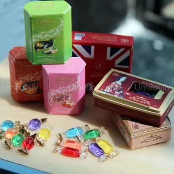 Lep 1/12 Obsega Miniaturni Lutke Sladkarije Mini Hrana za Barbies OB11 Lutka Dodatki, Igrača