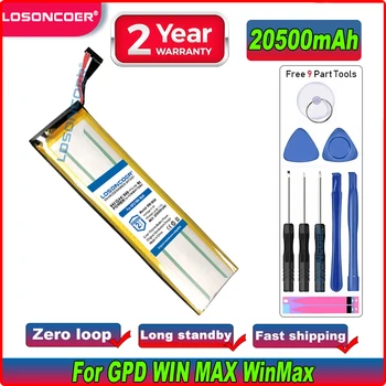 LOSONCOER 20500mAh 4545165-3S Baterija Za GPD ZMAGO MAX WinMax Ročni Igri Igralec Laptop Baterije
