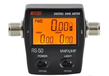 NISSEl RS-50 Digitalni SWR & Power Meter 125-525 Mhz UHF/VHF Za 2 Način Radii TYT Baofeng LED Zaslon, Radio