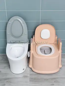 Noseče ženske stranišča v gospodinjstvu prenosni wc sedež za starejše zaprtih deodorant zložljiva prenosni toaletni stol za