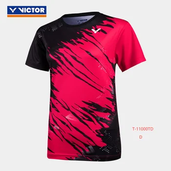 original victor brez rokavov badminton jersey športna oblačila za šport za reprezentanco T-10001
