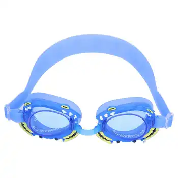 Otrok High Definition Anti‑Fog Plavanje Očala Nastavljiv Silikonski Trak Rakovice Obliko Plavati Očala Fantje Dekleta Univerzalni