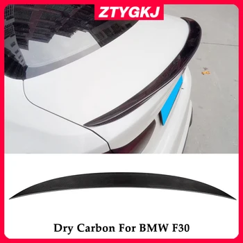 P Style Suho Ogljikovih Vlaken Materiala Trunk Krilo Zadnji Spojler Za BMW Serije 3 F30 Iskanje 2012-2019