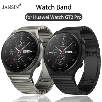 Pazi Band za Huawei Watch GT 2 Pro iz Nerjavečega Jekla Verige Tip Watchband za Huawei Watch GT2 Pro 46mm Pašček za Zapestje Zapestnica