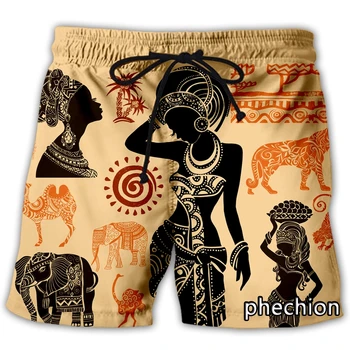 phechion Novih Moških/Žensk v Afriki Lepote Art 3D Tiskanih Priložnostne Hlače Modni Ulične Moških Svoboden Športne Hlače A253