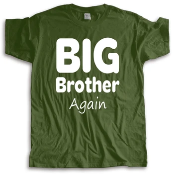poletje t-shirt moške blagovne znamke teeshirt Spodbujati, Da se Big Brother Znova Priljubljena Tagless Tee T-Majica bombaž tshirt fantje