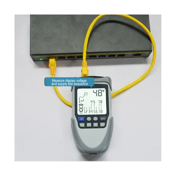 Ročni Network Cable Tester LCD Zaslon Digitalna Žice Sledilci Stalnost Napetosti Polarnosti Preverjanje POE-Test(B)