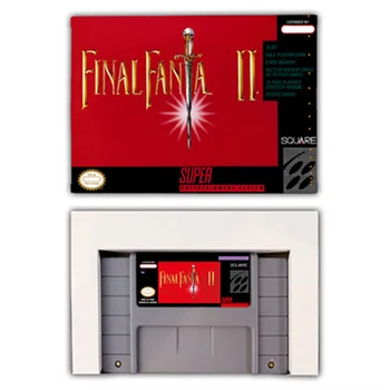 RPG Igri za Končno Igro Fantasy II 2 - Igra Vložek z Box za ZDA NTSC različica 16 bit SNES konzole