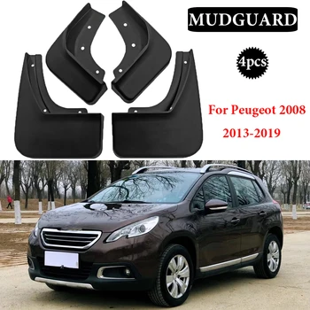 Spredaj Zadaj Mudflap Za Peugeot 2008 2019~2013 Blatniki Fender Garde Mulja Zavihek Splash Zavihki Avto Oprema Visoke kakovosti