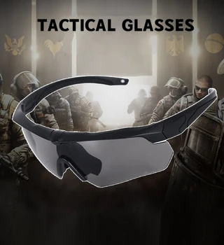 Taktično Očala Samostrel Očala Vojaške Ventilator Zunanji Pravi Oseba, ki CS eksplozijam Streljanje Očala Windproof Očala