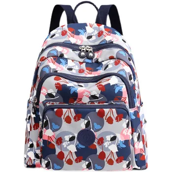 Tkanina Oxford, velika zmogljivost nahrbtnik lahki Najlon multi-layer potovanja nahrbtnik Ženske veliko šolsko torbo Laptop torba
