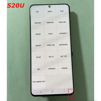 Točke LCD Zaslon Za Samsung Galaxy S20 Ultra G988 G988F G988B/DS S20Ultra LCD Zaslon na Dotik, Računalnike Okvare Zaslon