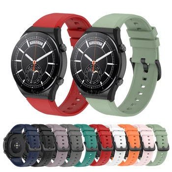 Trak Za Xiaomi Watch S1 Aktivna/Color 2 Watch Band Zapestnica Za Garmin Venu 2/Vivoactive4 Za Amazfit GTR 3 Pro Silikonski Correa