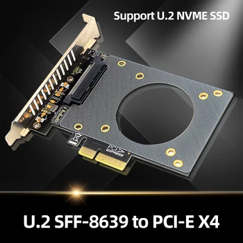 U. 2 SFF-8639, Da PCI-EX4 Širitev Kartice, matične plošče, 4000MB/s X4/X8/X16 Reža za kartico PCI-E Širitev vmesniško Kartico Podporo U2 NVME SSD GEN4