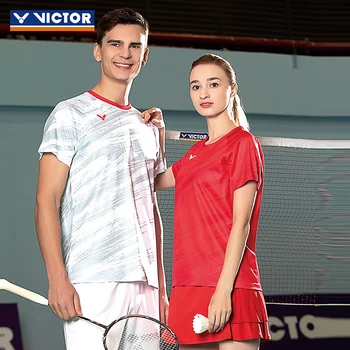 VictorsportJersey športna oblačila za šport badminton oblačila reprezentance kratek rokav za moške, ženske T-SHIRT 20000TD/21000TD