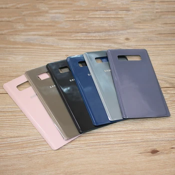 Visoke Kakovosti Mobilni Telefon Pokrovček za Samsung Galaxy Note8 N950 N950F N9500 SM-N950F Stekla Pravi Vrat, Baterije, Ohišje Ohišje&Lepilo